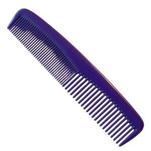 Vintage Ace 5" Hair Comb Hard plastic purple Pocket Purse Comb Unbreakable